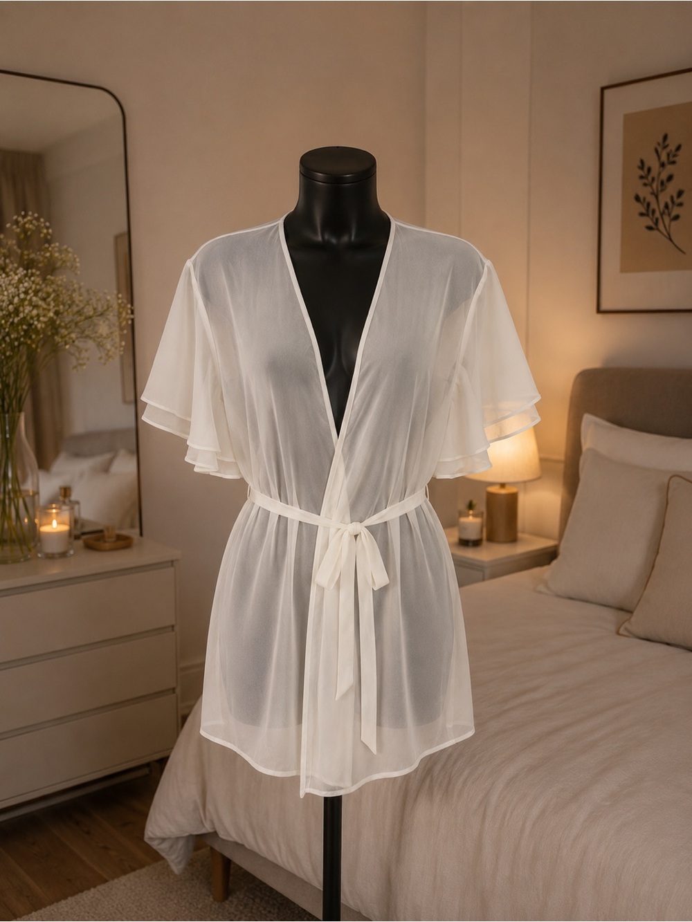 L/XL - FLORA NIKROOZ - robe vintage